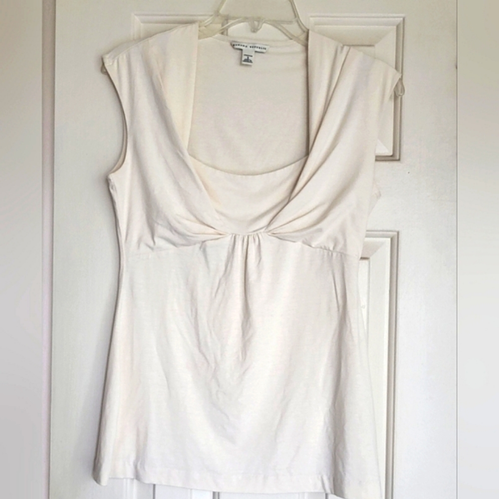 Banana Republic Ivory Knit Top